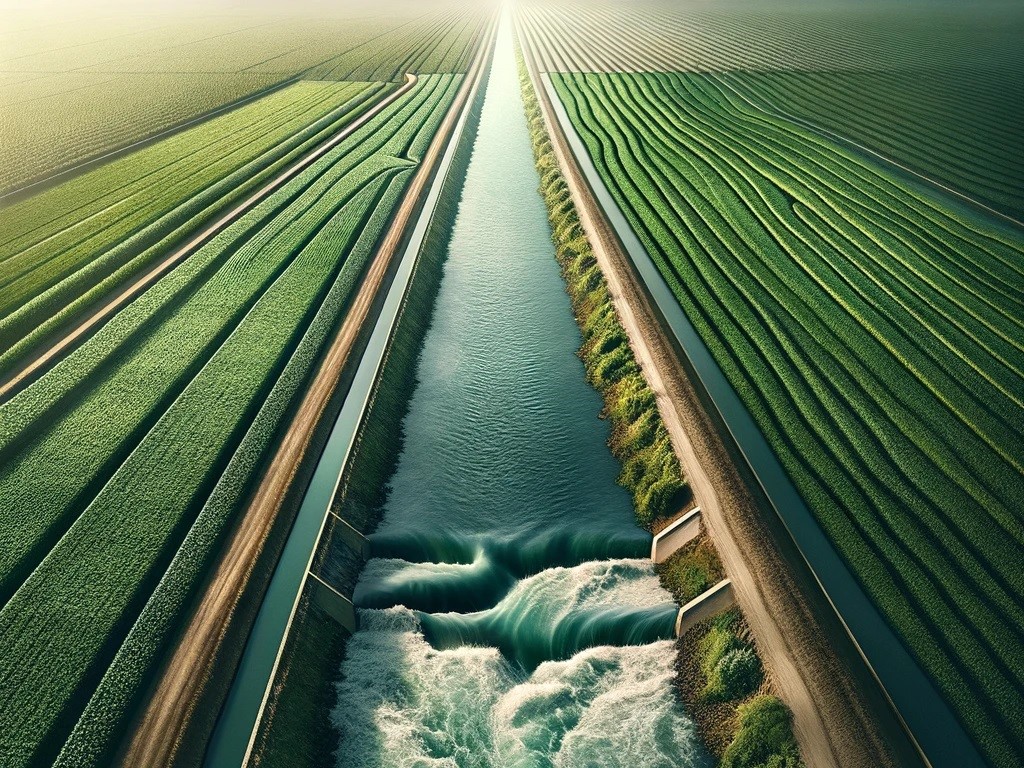 Im Extremfall sind Gewässer nur noch Abwasserrinnen umgeben von Flächen mit intensiver Landwirtschaft (Symbolbild). (Bildquelle: © Pflanzenforschung.de)