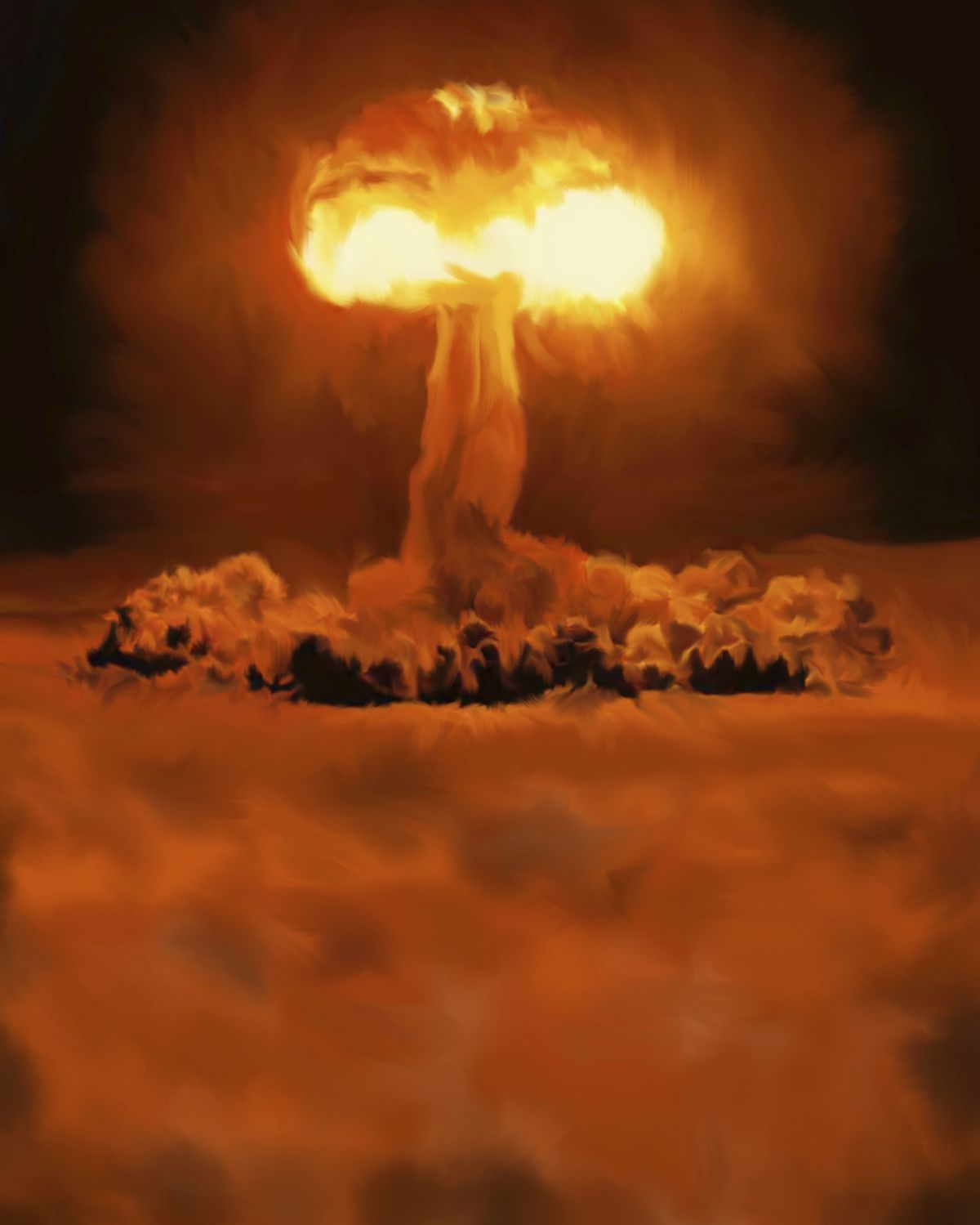 Oberirdische Atombombenversuche: Auch ein möglicher Zeitpunkt, an dem das Anthropozän begonnen haben könnte.