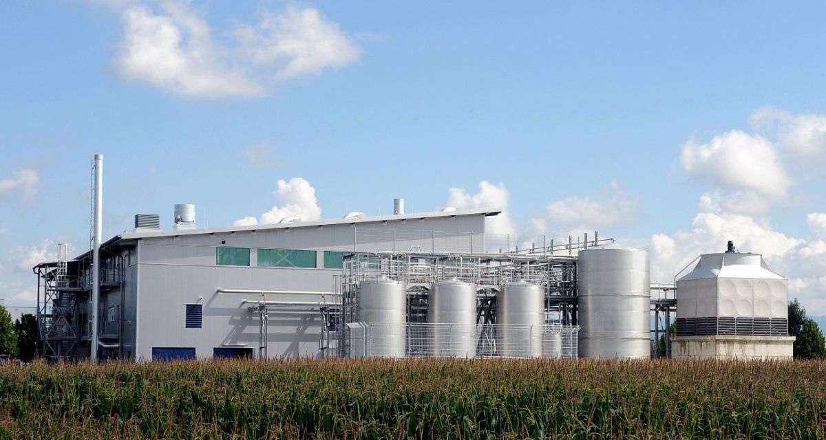 Vorkommerzielle sunliquid®-Anlage in Straubing zur Herstellung von Zellulose-Ethanol aus Agrarreststoffe.